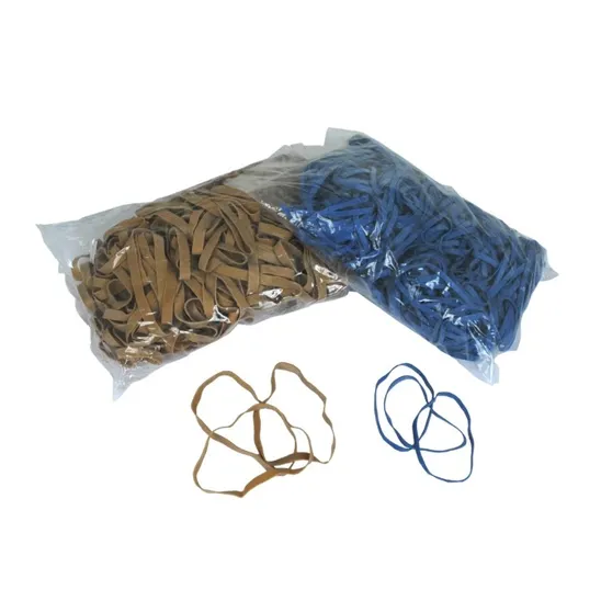 Gummistrikk brun, pose 1Kg
