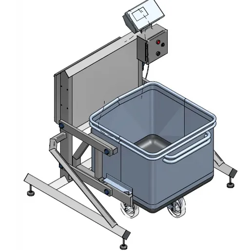 Vekt til 200/300L vogner, stasjonær
