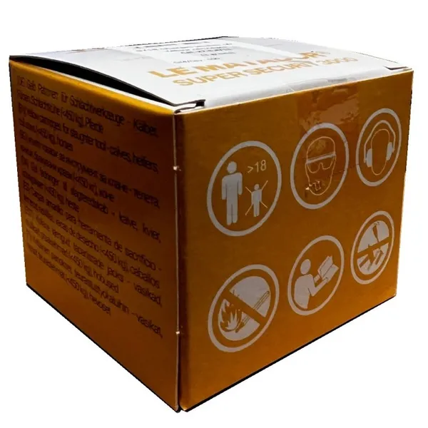 Skudd gul, 27.cal til Matador boltepistol, 500stk i eske