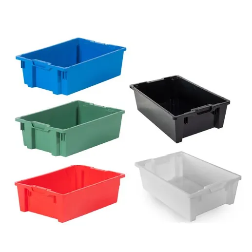 Plastkasse 32L stabelbar