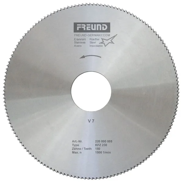 Sagblad KFZ 230, fintagget