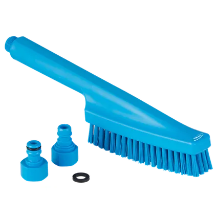 Håndbørste med vanngjennomløp, 330mm Blå