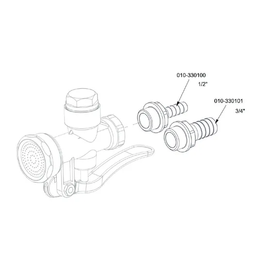 Slangekobling 3/4" Schermer