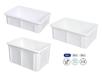 Plastkasse Gilac hvit 60x40cm