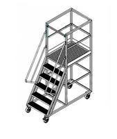 Arbeidsplattform rustfri mobil