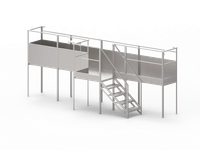 Arbeidsplattform rustfri mobil