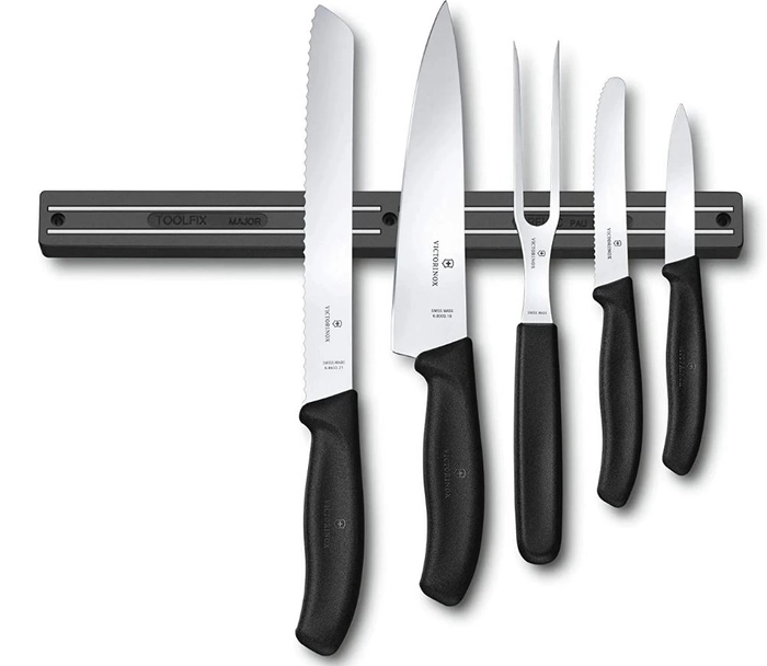 Magnetlist 35 cm sort Victorinox