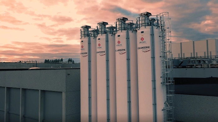 Spiromatic silosystem utendørs