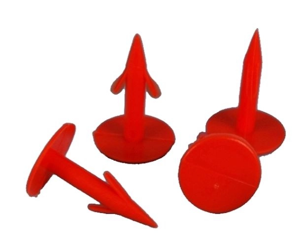 Kjøttspik 23mm, rød, 5000 stk i eske