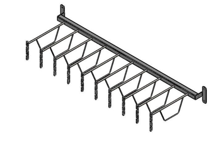 Veggoppheng til knivholdere
