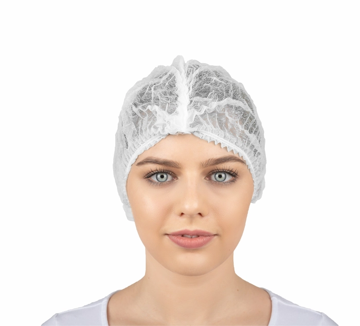 Hårnett hvit 53cm