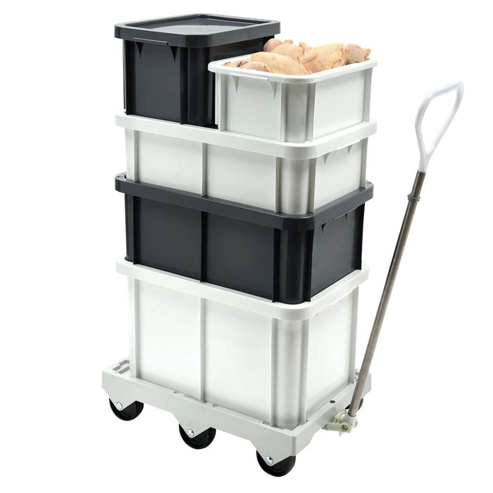 Plastkasse Gilac hvit 60x40cm