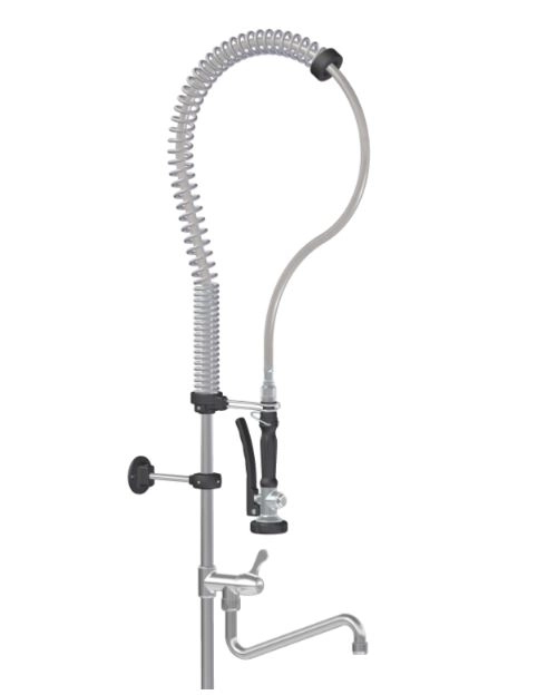 Grovspyler komplett m/slange, kran og dusjhåndtak