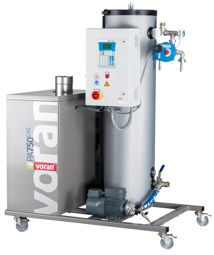 Voran pasteurisering med gassfyrt brenner