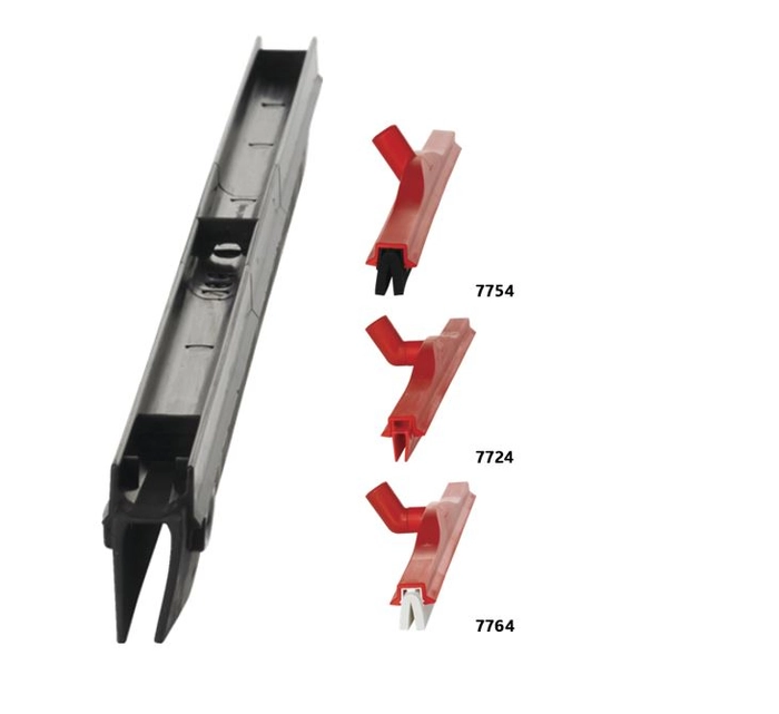Erstatningskassett 7734 Sort 60cm 
