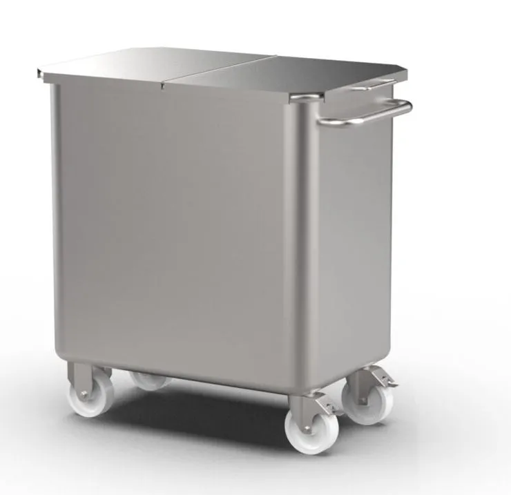 Vogn til ingredienser 150Ltr med lokk