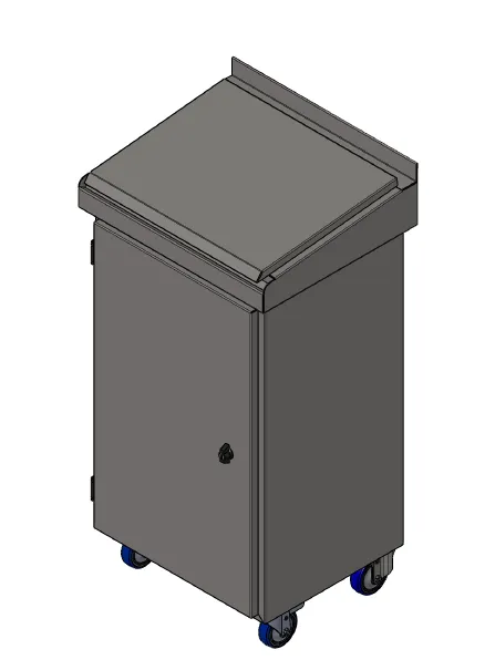 Skap med skrivebord vanntett