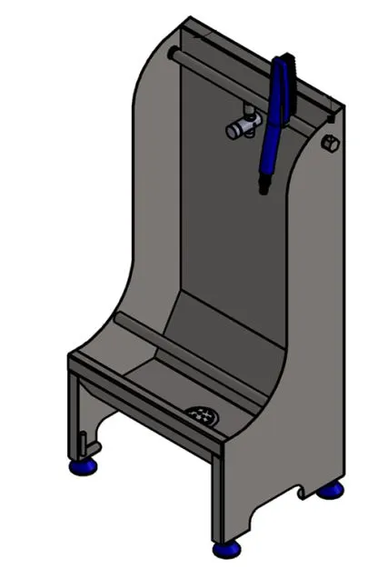 Vaskestasjon for støvler