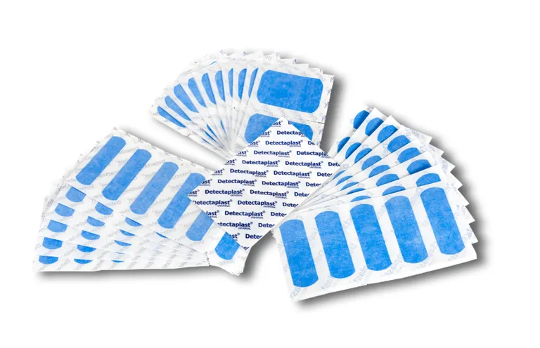 Detektbare plaster, 100stk - 3 størrelser