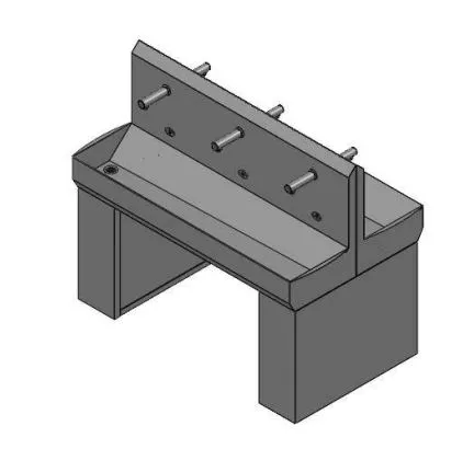 Vaskerenne 3-punkts frittstående