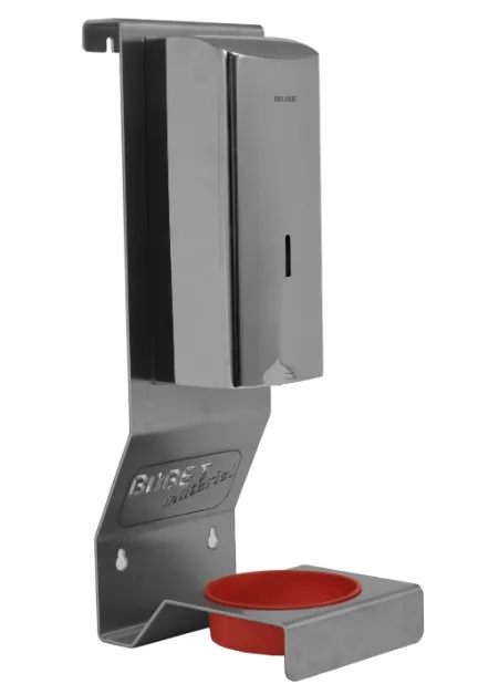 Såpedispenser elektronisk + veggbrakett m/drypplate