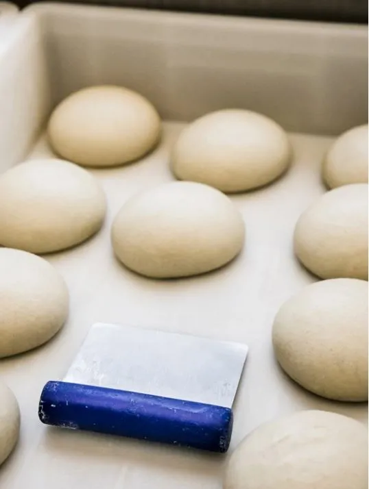 Deigskrape stivt stålblad Blå