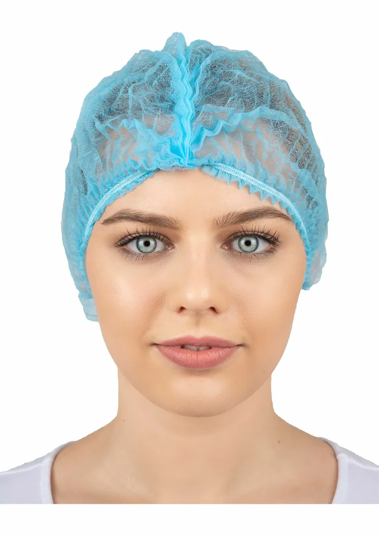 Hårnett blå 53cm