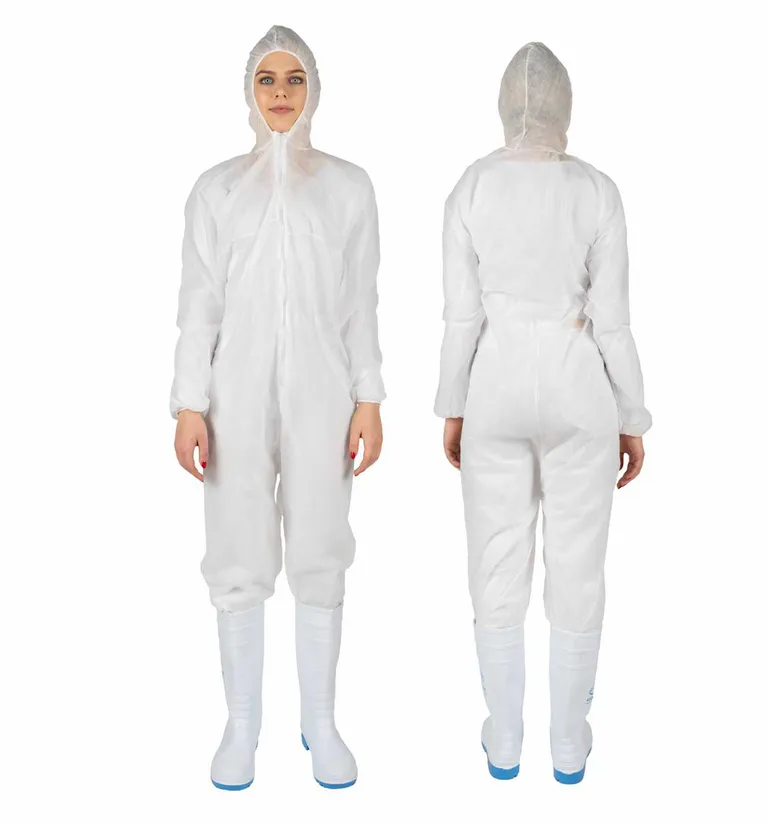 Besøksdress hvit 2XL, krt à 80stk