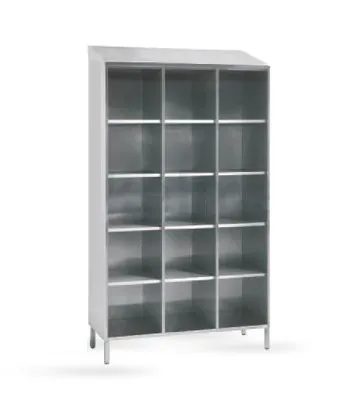 Tøygarderobe 15rom, skrått tak