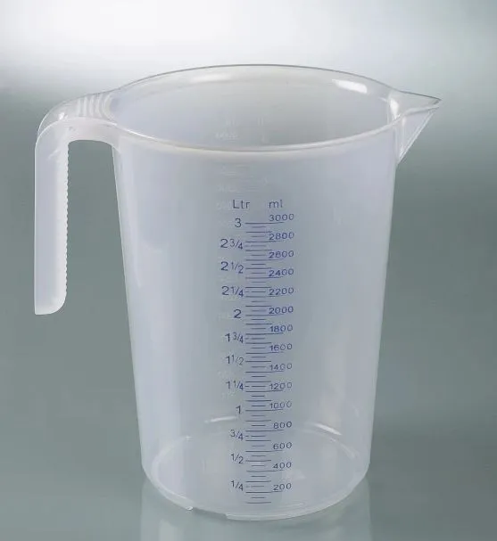 Målebeger 3L PP m/gradering