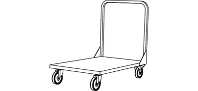 Plattformtralle 600x900mm