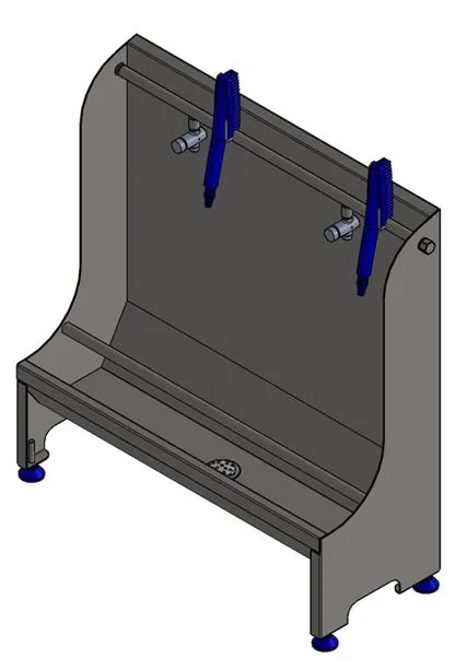 Vaskestasjon for støvler