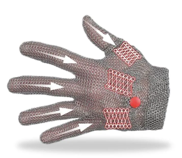 Vernehanske Wilcoflex long cuff, venstre hånd