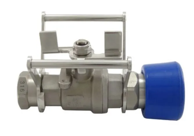 Lavtrykksventil 1/2", rustfri 316