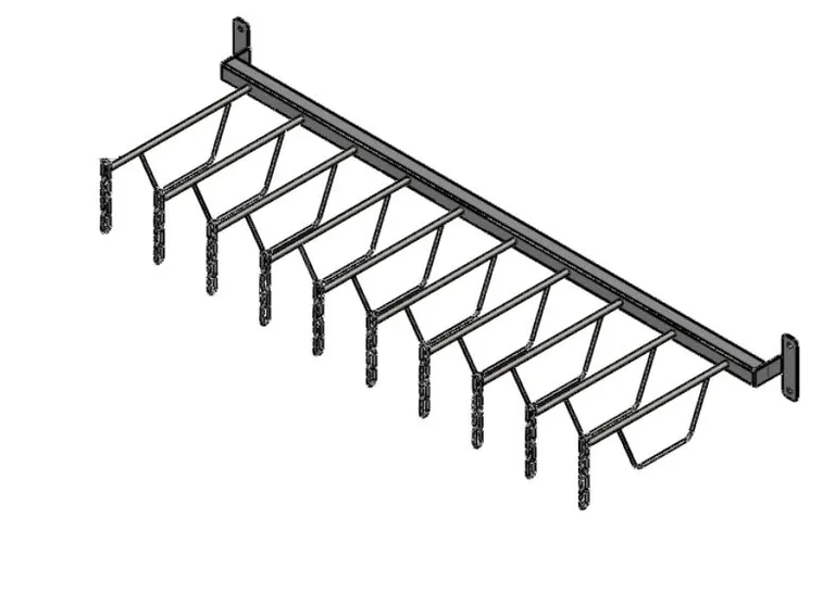 Veggoppheng til knivholdere